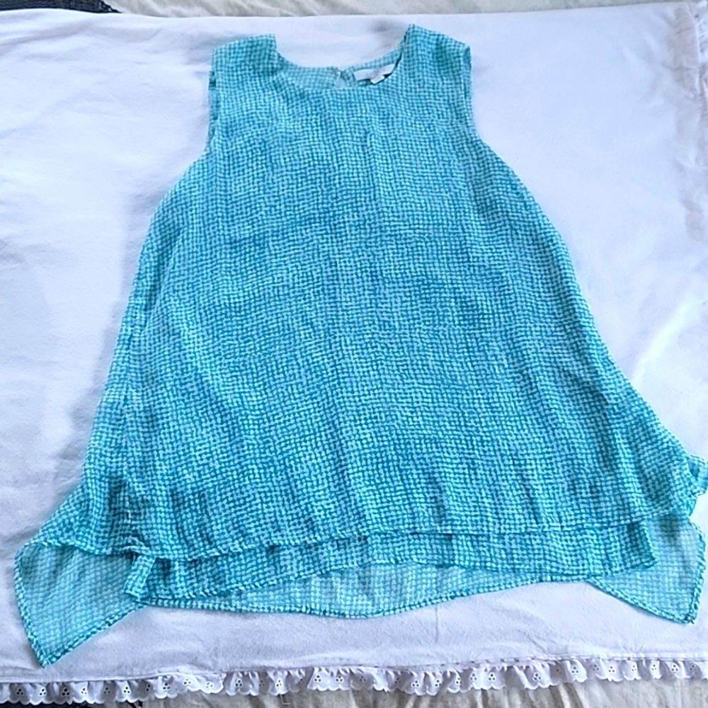 Fever turquoise double layer tank